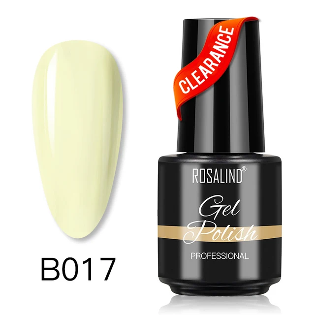 ROSALIND Gel Nail Polish Glitter Gel For Manicure Art Semi Permanent Hybrid Varnish Need UV LED Base Top Coat Nail Polish SLA-B017