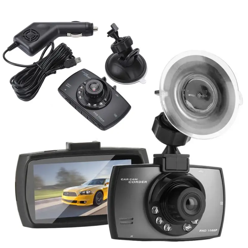 2," ЖК-дисплей Широкий формат объектив 1080P Full HD 4xdigital зум Dash Cam Видеорегистраторы для автомобилей Видео Регистраторы ИК Ночное видение Камера автотовары