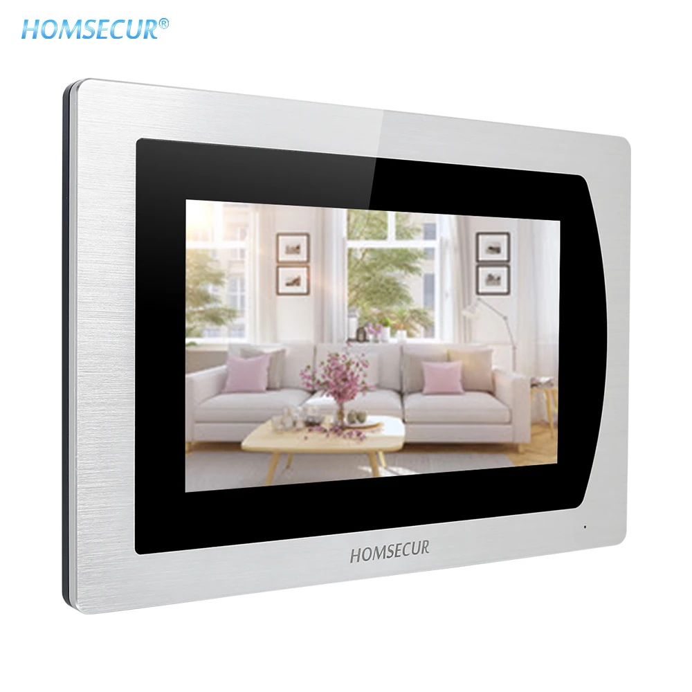 HOMSECUR BM717IP-S 7001101 Video Door Intercom Monitor Touch Screen Surface Mount Supported for WIFI IP Video Door Phone System HOMSECUR BM717IP-S 7001101 Video Door Intercom Monitor Touch Screen Surface Mount Supported for WIFI IP Video Door Phone System