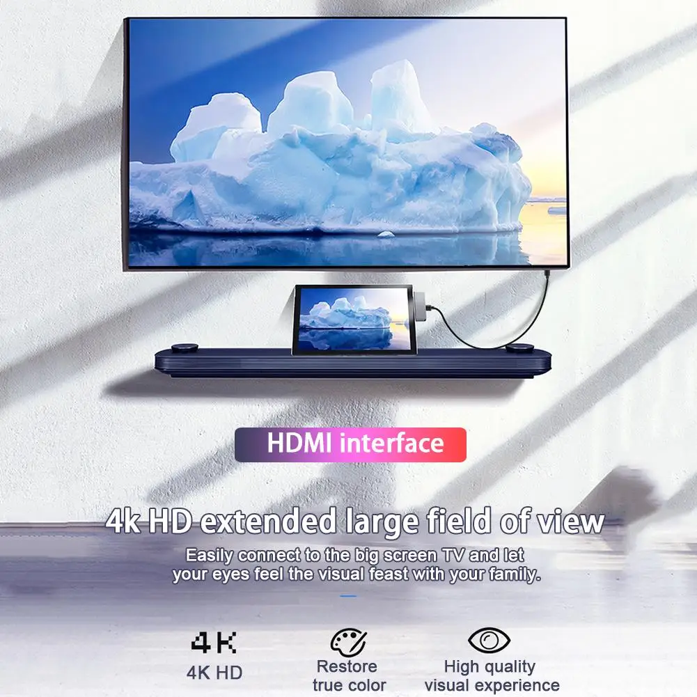 USB C на HDMI адаптер для usb-концентратора типа C с звука без потерь качества 4K HDMI док-станция аксессуары для Microsoft Surface Go