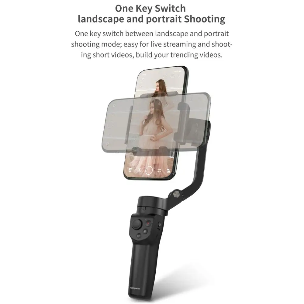 FeiyuTech Feiyu Vlog Pocket 2 Мини Ручной смартфон Gimbal стабилизатор селфи палка для iPhone 11 XS XR