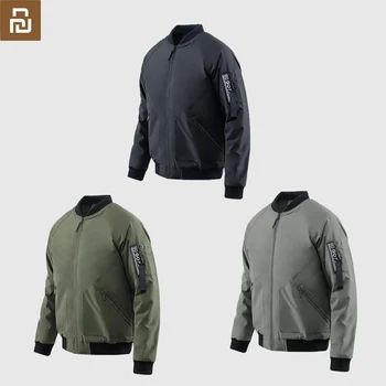 

Youpin 90fen Heat storage warm airman jacket Japanese heat storage cotton 4 grade waterproof High-density composite fabric