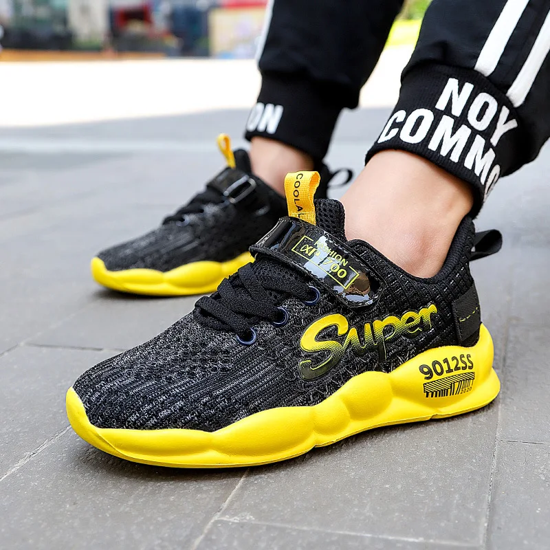 

CHILDREN'S Shoes BOY'S Athletic Shoes Kids Network Red Shoes Soft Bottom Shoe Autumn Fashion Children Mesh Comfortable Big Kid M