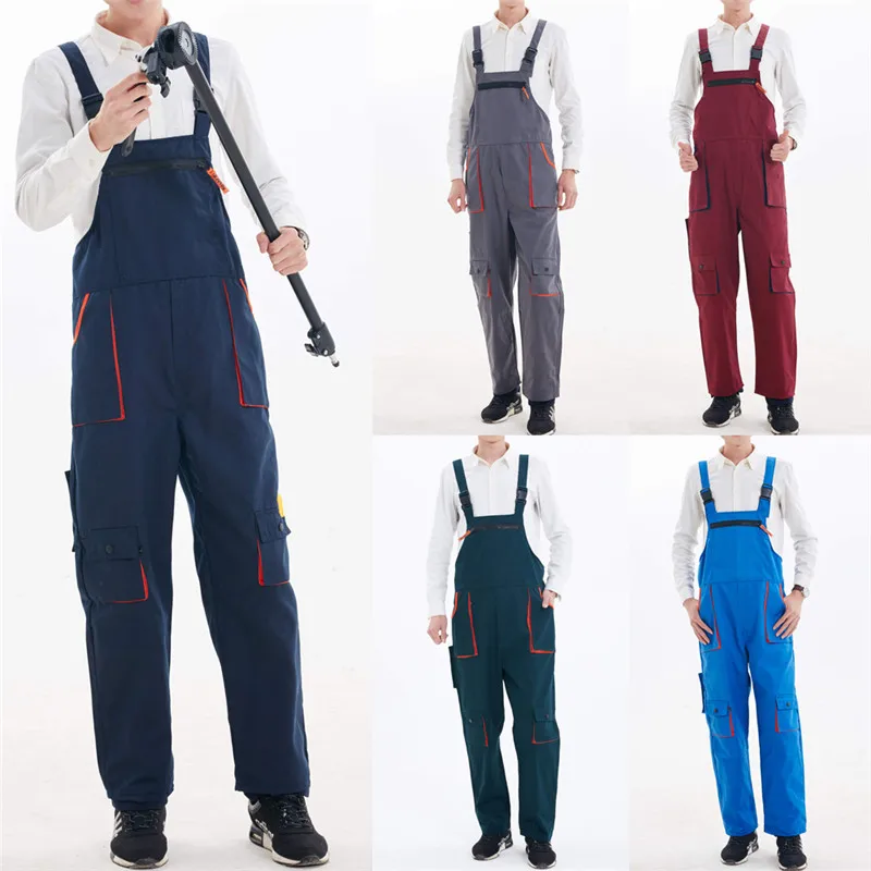 2021 Men Women Painters Overalls Coveralls Dungarees Bib And Brace Work