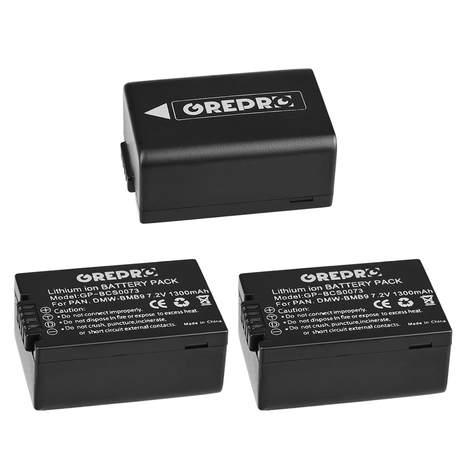 1300mAh DMW-BMB9E BMB9 DMW-BMB9 Battery and Charger with Built-in USB for Panasonic DMC FZ45 FZ60 FZ100 FZ80 FZ82 FZ40 V-Lux2 