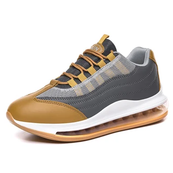 

Men's spring and autumn comfortable casual shoes lace-up sneakers non-slip wear-resistant full palm air cushion running shoes