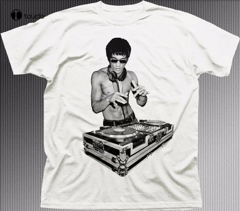 

Хлопковая футболка брюса ди-Джея ли рейва, вдохновленная кунг-фу