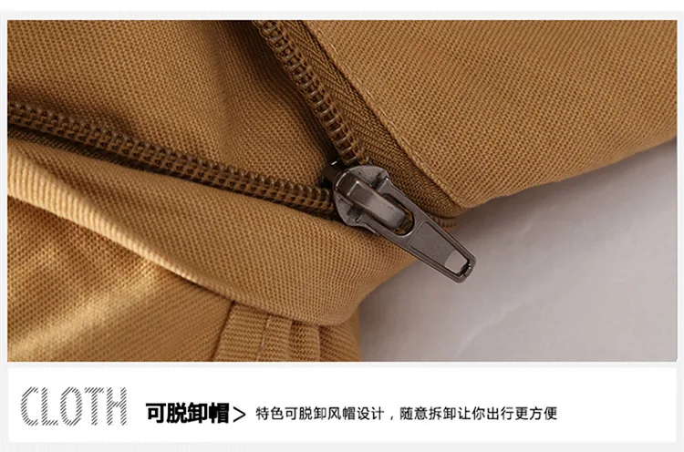 AliExpress, осенняя и зимняя мужская повседневная куртка, Тренч средней длины, пальто из чистого хлопка, Мужское пальто