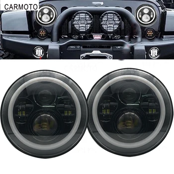 

7'' Running Lights 40W Hi Lo H13 Led Headlight Kits Car Led H4 Auto Led for LADA Nissan Safari Patrol UAZ HUMMER Mazda Miata bmw