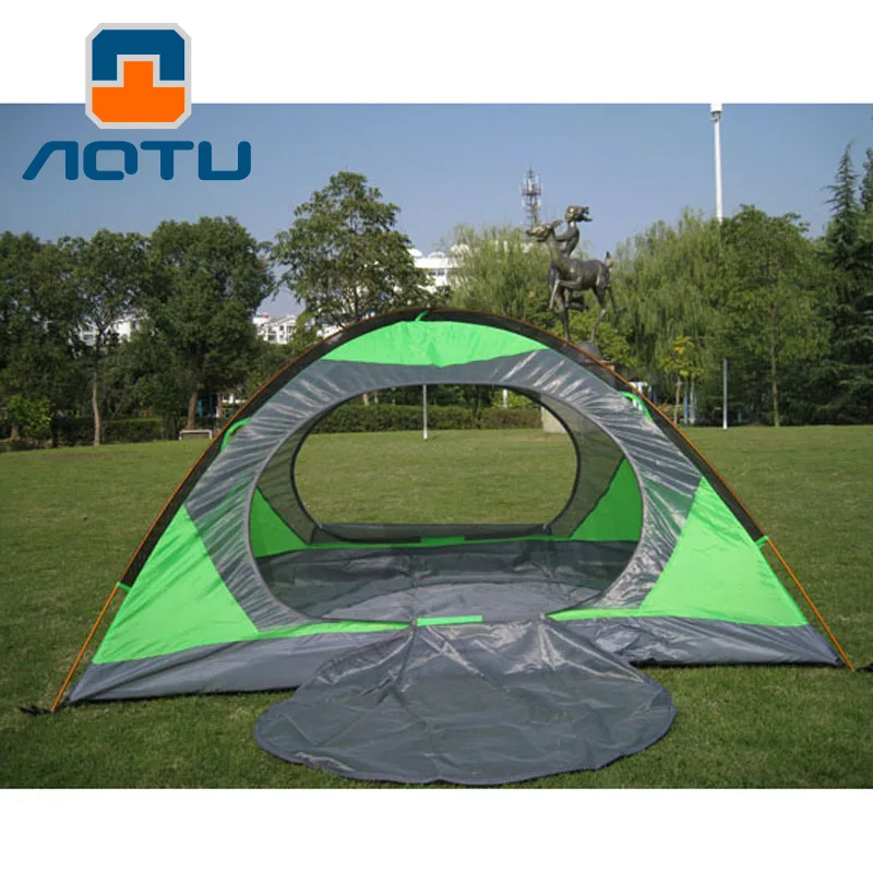 

Bump Double Layer Double Door Aluminum Rod Anti Rainstorm Outdoor Tent Camping Tent Travel 2-3 People 5524