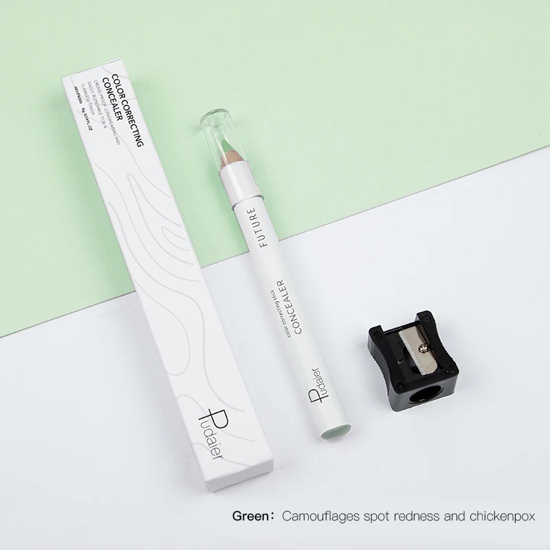Консилер для макияжа ручка лица синяя фиолетовая коричневая красная желтая