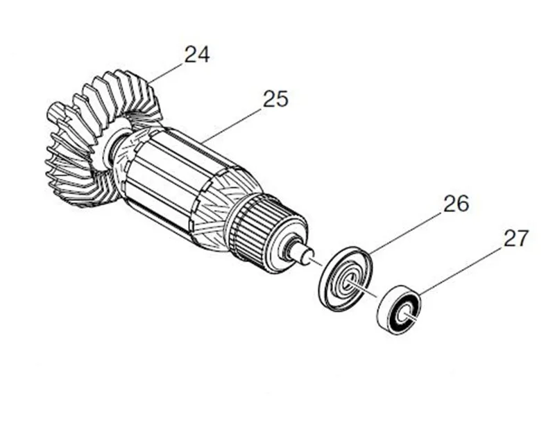 AC220-240V MAKITA 517888-6 Rotor Motor Armature for GS6000 GS5000 Rotor