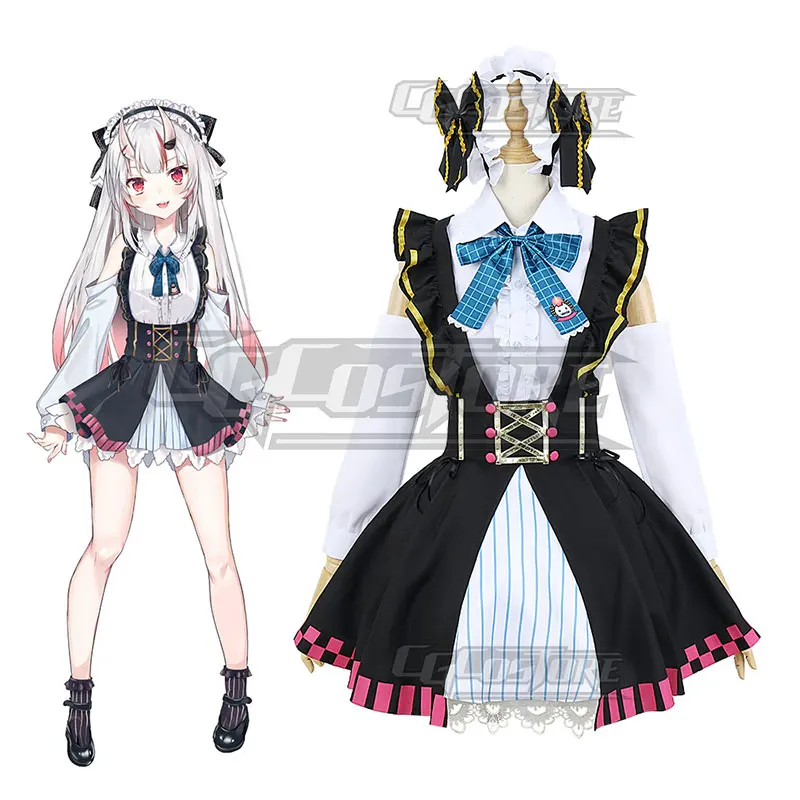 

VTuber Hololive Nakiri Ayame Cosplay Costume Anime Pastel*Palettes Dresses Christmas Halloween Freeshipping CG1127CZH