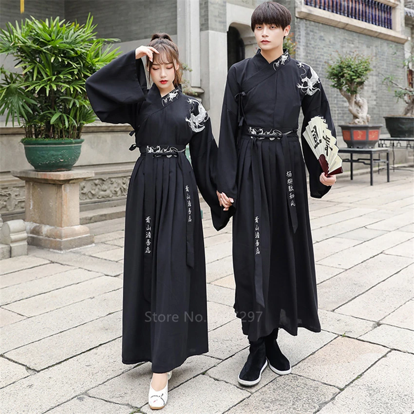Женское кимоно с вышивкой дракона в японском стиле|Одежда Азии и островов Тихого