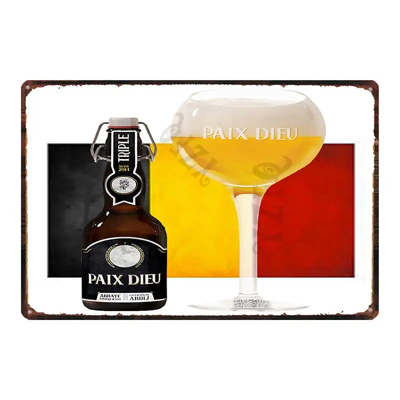 Targa Pubblicitaria In Alluminio Per Bar - Decorazione Vintage Per Pareti