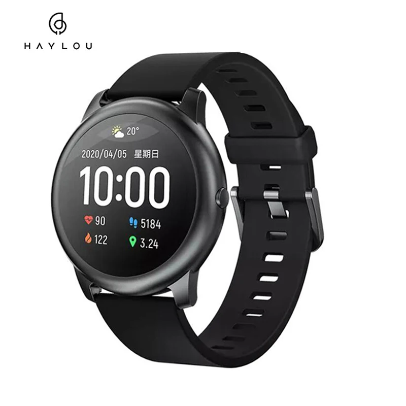 US $7.031.89 Haylou LS05 Solar Smart Watch Sport Fitness Sleep Heart Rate Monitor Bluetooth SmartWatch For IOS Android IP68