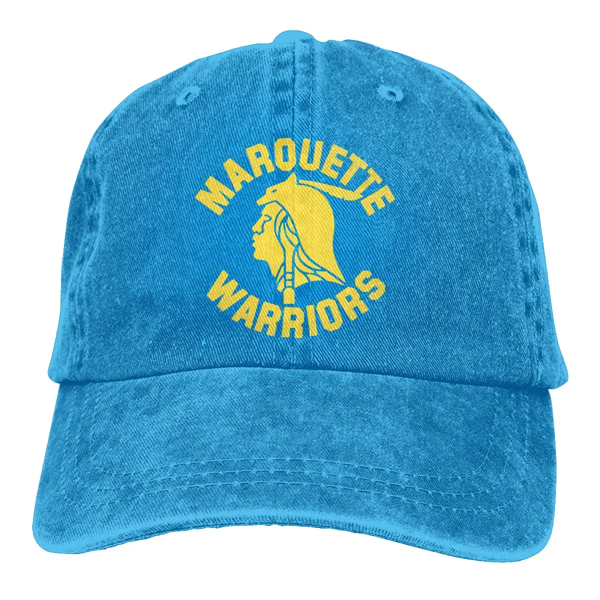 Нейтральная Регулируемая бейсболка Marquette Warriors