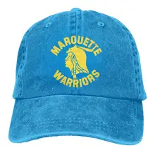Нейтральная Регулируемая бейсболка Marquette Warriors