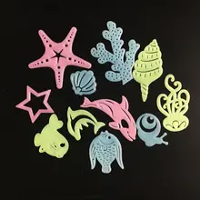 [Tong Lok ночник] TL007 морские организмы ночник наклейки Люминесцентные наклейки OPP мешок с задней картой оптом