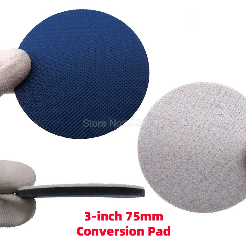 3 Inch 75mm Hook Loop Convert Interface Pads Selfadhesive Sanding