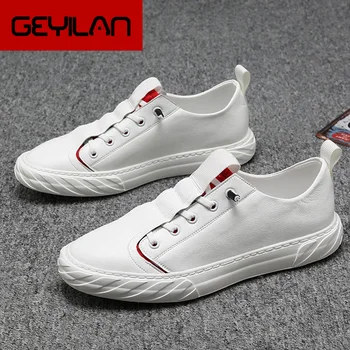 

Canvas Vulcanize Shoes White Mens Sneakers Flats 2020 Male Fashion Light Weight Drive Shoes Sneakers Comfortable
