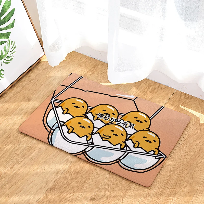 see chart Gudetama индивидуальные аниме декоративный коврик домашние ковры мультяшный коврик коврики на пол для спальни для ванной плюшевые Коврики - Цвет: see chart
