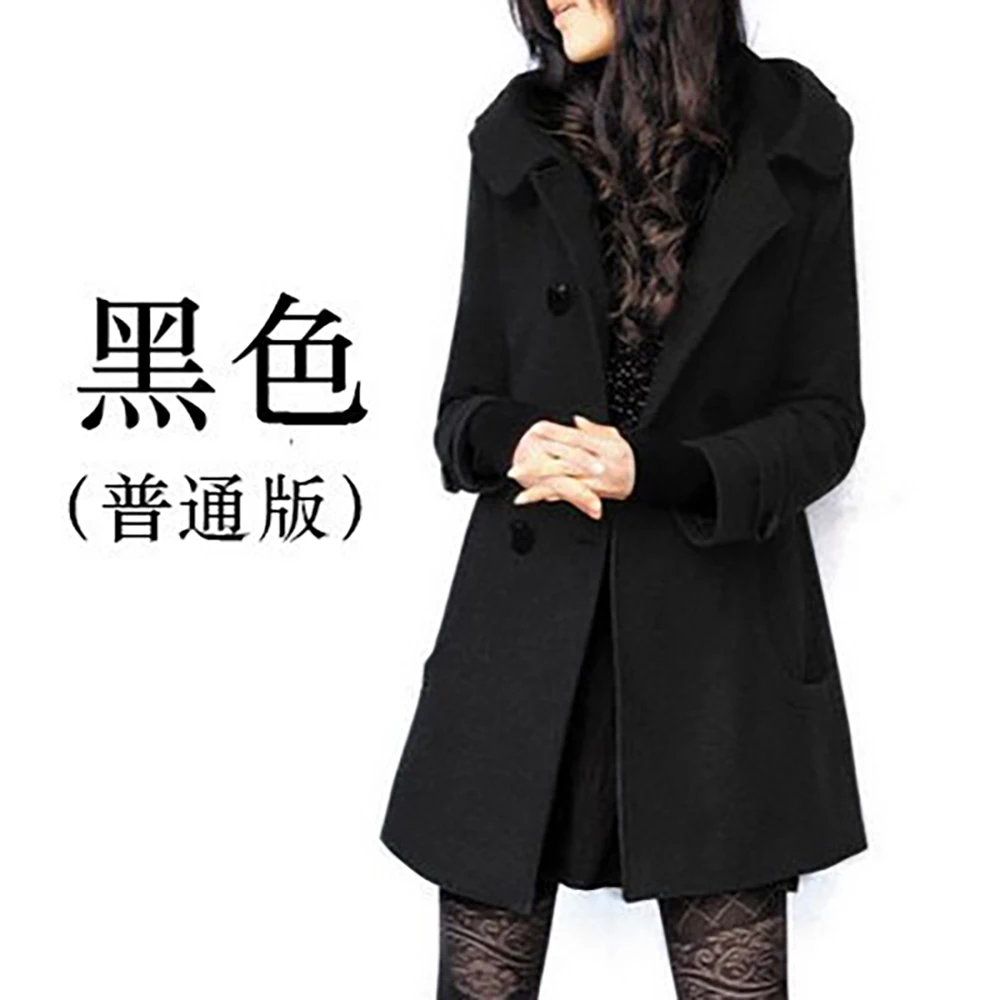 Рисунок 2 - Женское двубортное пальто средней длины