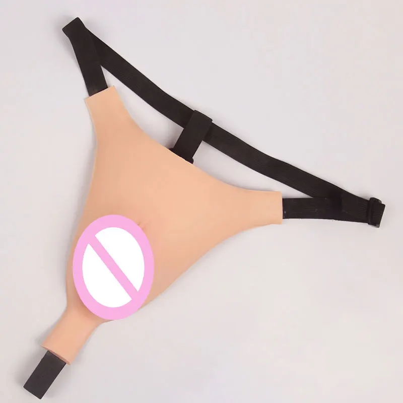 Silicone T-back Fake Vagina Panty Realistic Pussy For Crossdresser Transgender Drag Queen Cosplay Shemale