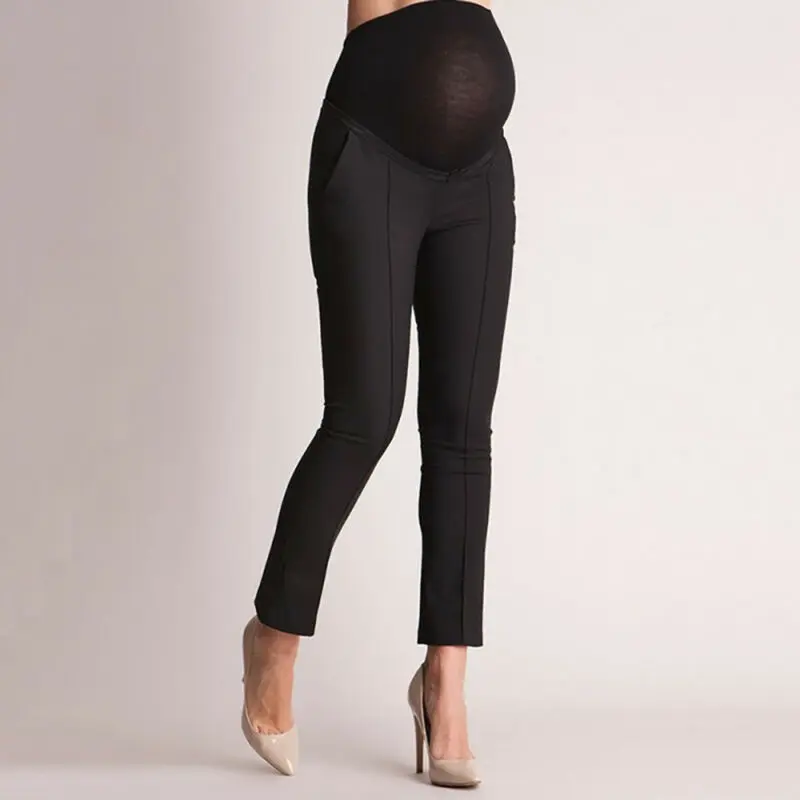 Elastic Lift Maternity Clothes Pregnancy Trousers For Pregnant Women Pants Full Ankle Length 5