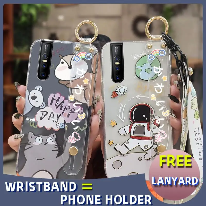 Shockproof Silicone Phone Case For VIVO X27 Cute Soft Woman New Arrival Black Glitter |