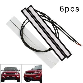 

3 Pairs / 6pcs 12V Car COB LED Light Auto DRL Fog Driving Daytime Running Lamp