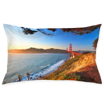 

Golden Gate Bridge Fashionable pillowcase and rectangular decorative pillowcase 20 "x30"