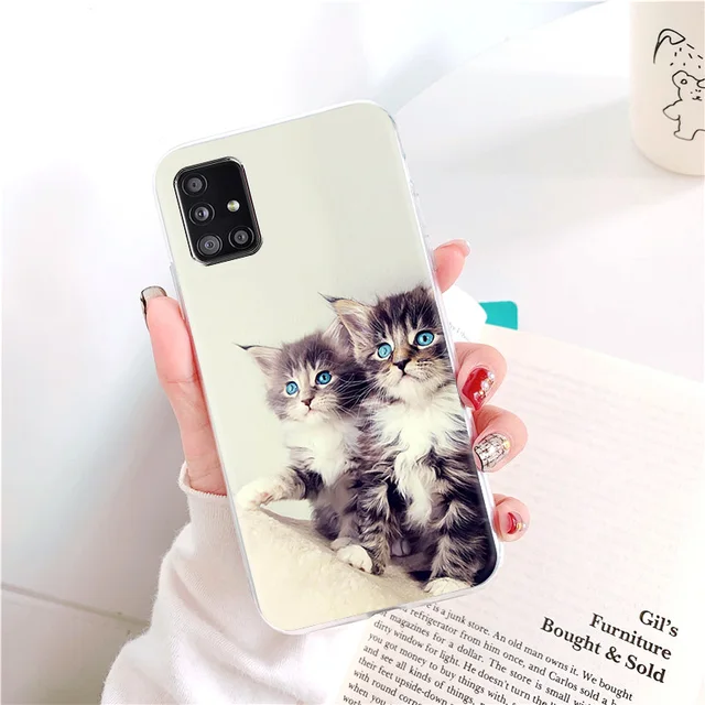 For Samsung A32 Case For Samsung Galaxy A12 A21S A52 A72 A51 A71 Flamingo Soft TPU Silicone 4G 5G A325F A326B Back Cover Fundas B084