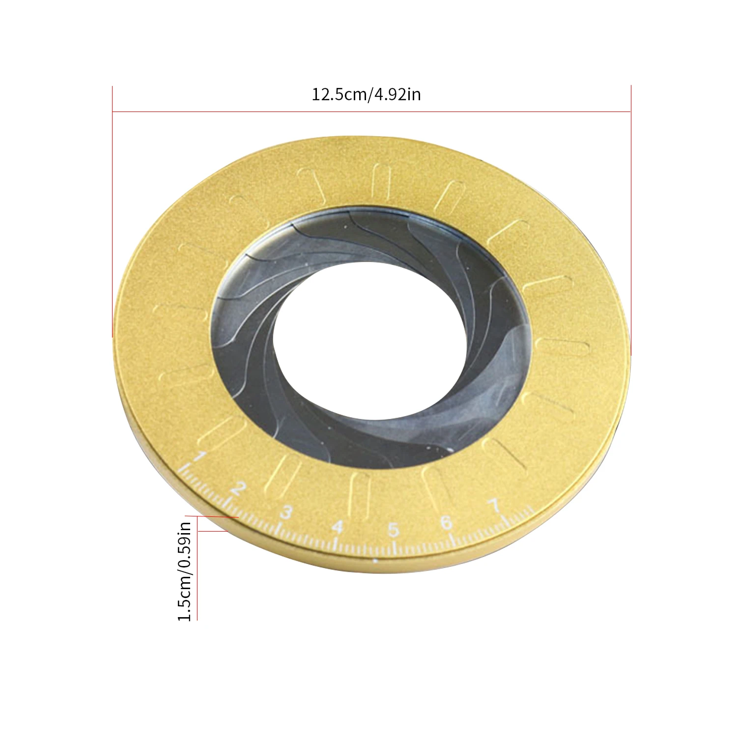 Hot Round Circle Tool Adjustable Measuring Drawing Stainless Steel Creative Ruler With Size Marks Rotary Stationer | Инструменты