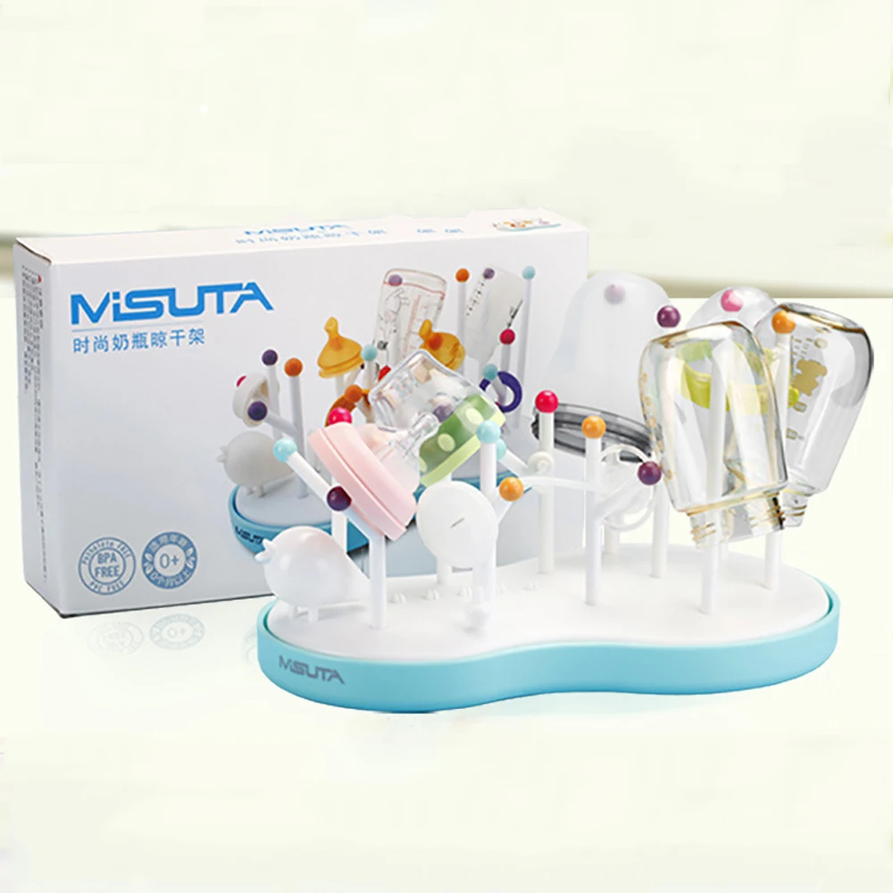 Baby Bottle Dry Rack Children Bottle Drain Drying Racks for Kids Portable Milk Cleaning Dryer Drainer Storage Dust Boxes