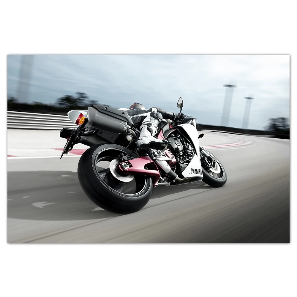 YZF R1 гоночный плакат мотоцикл печать холст картина настенные картины для Декор в