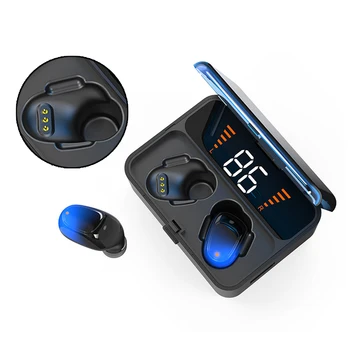 

1PC Bluetooth Earphone V5.0 Touch Wireless Earbuds 9D Stereo Sport Waterproof Headset handsfree LED Power display