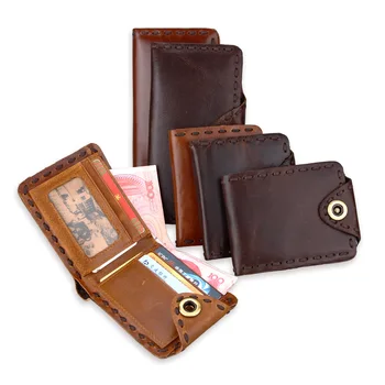

Genuine Leather Wallet Long Short Business Fashion Classic Multi-card Bag Large Capacity Coin Purse High Quality Hand Purse