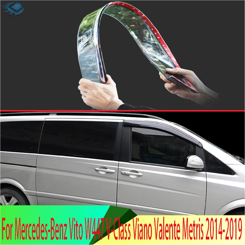2 шт. ветрозащитные стекла для Mercedes-Benz Vito W447 V-Class Viano Valente Metris 2014-2019 | Автомобили и