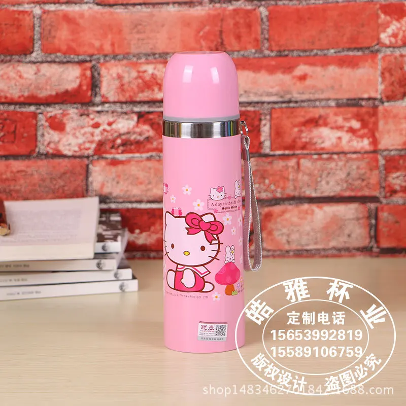 

Spacious Insulated Glass Gift Cartoon Bullet Double Layer Stainless Steel Insulated Glass