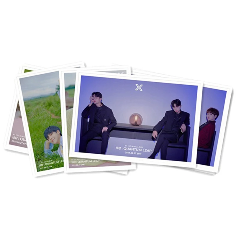 40 шт./компл. KPOP X1 альбом скачок самодельные Бумага ЛОМО карта фото плакат Фотокарта вентиляторы коллекция подарков