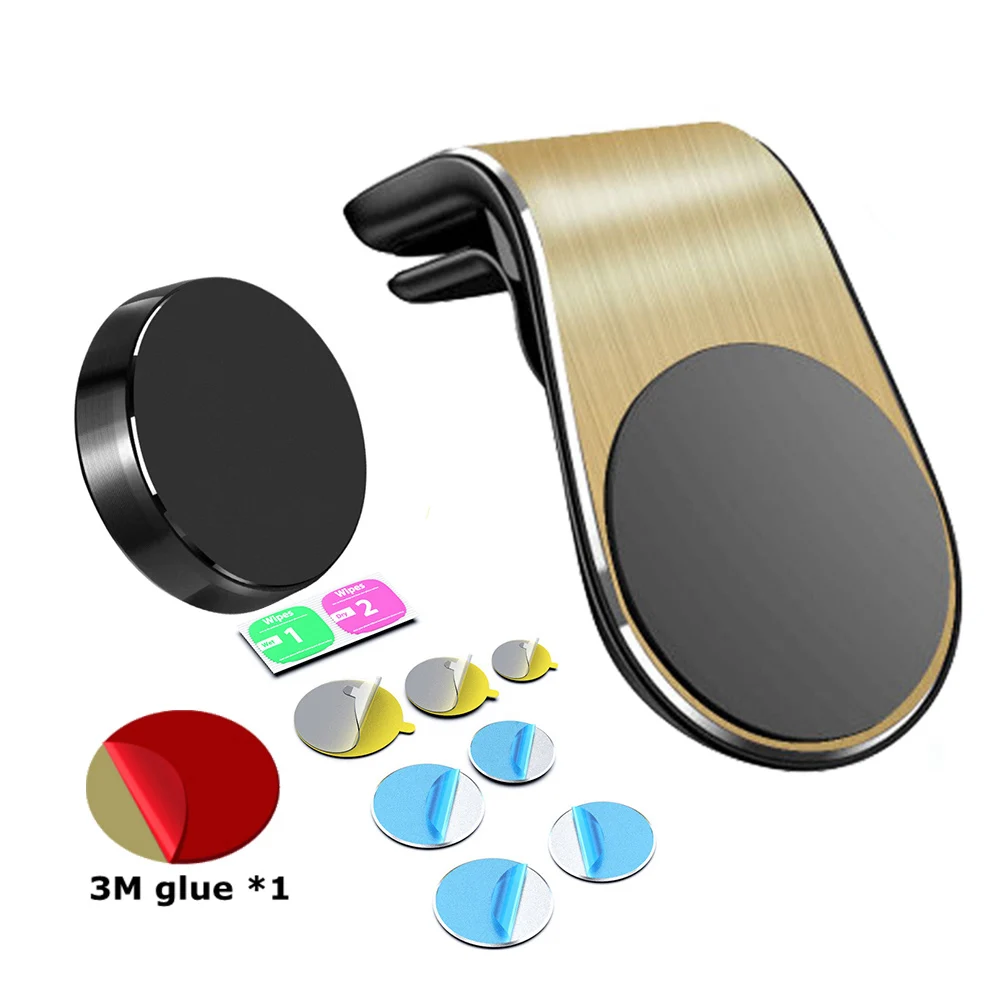 

Suitable for IPhone XS X Huawei and Other Smartphone GPS Navigation Magnetic Car Phone Bracket Universal Ventilation Clip Holder