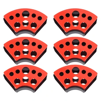 

6Pcs 8 Holes Tattoo Ink Cup Holder Tattoo Pigment Racks Tattoo Machine Pen Holder for Permanent Makeup Tattooing Tool