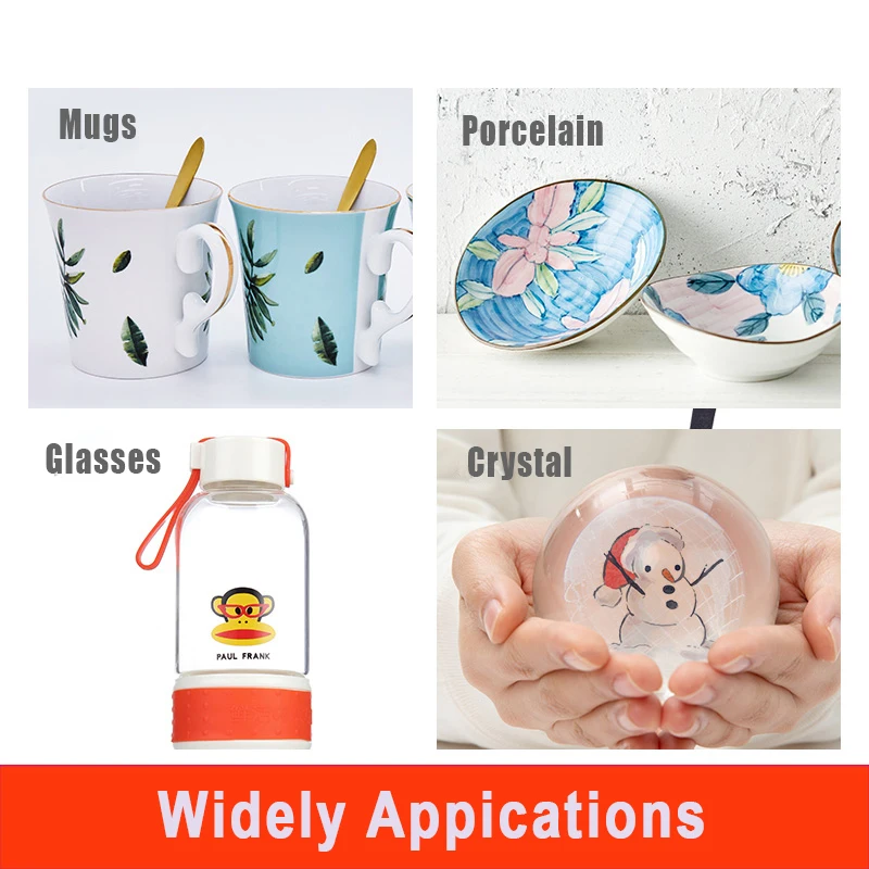 A4 레이저 워터 슬라이드 데칼 용지, 워터 슬라이드, 수성 전사지, 머그잔 투명 또는 흰색, 코팅 오일 스프레이 필요 없음