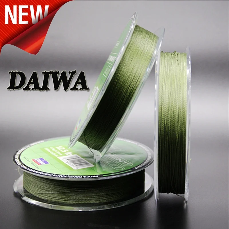 Daiwa рыболовная леска X4 150 м ярдов флуоресцентная PE плетеная 4 нити|Рыболовные
