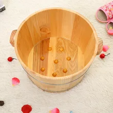 30 см массажная ванна для ног из цельного дерева спа педикюр ванна для ног Замачивание ног моющая ванна для ног для взрослых Умывальник для ног ванна для ног