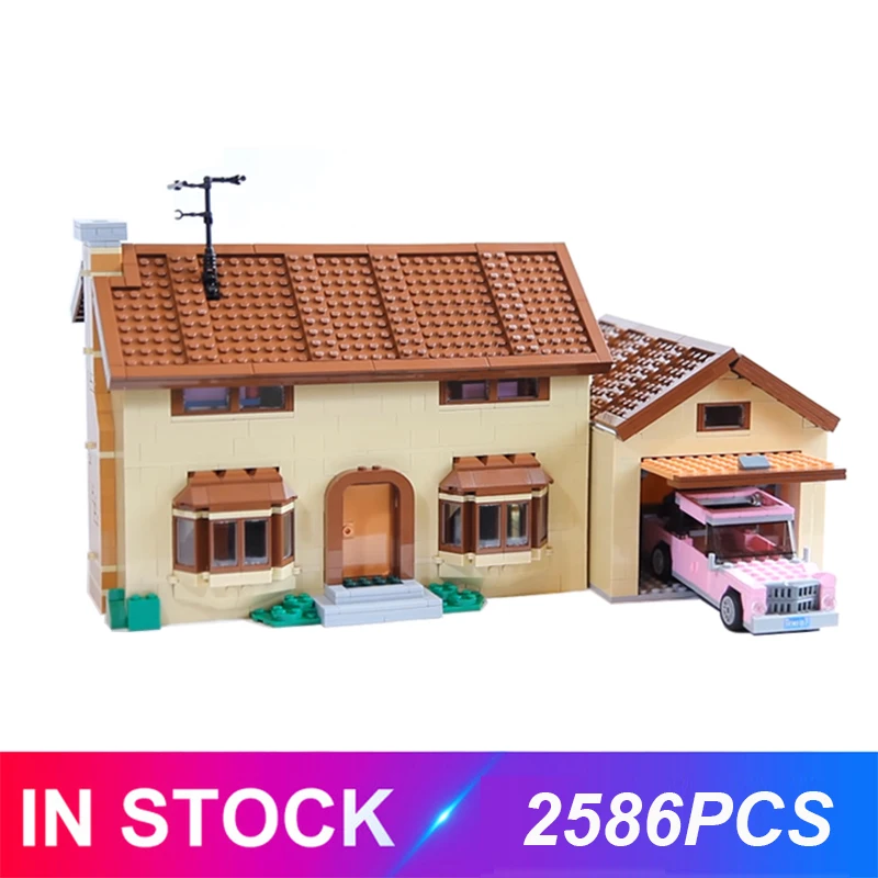 Lepinblocks 16004 16005 Kwik-E-Mart дом Симпсонов совместимый 71016 71006 Модель Строительный блок кирпичи развивающие игрушки в качестве подарка