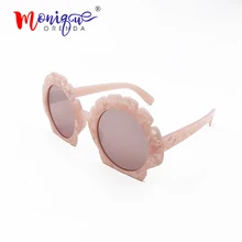 Пляжные Круглые Солнцезащитные очки с узором в виде ракушки, женские брендовые дизайнерские ретро розовые солнцезащитные очки для мужчин и женщин, вечерние летние женские оттенки