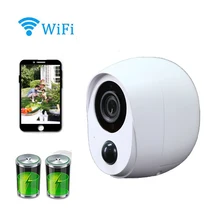 Wouwon Беспроводная Водонепроницаемая камера безопасности с беспроводным питанием от аккумулятора, WiFi камера видеонаблюдения, сигнализация, изображение iCSee APP