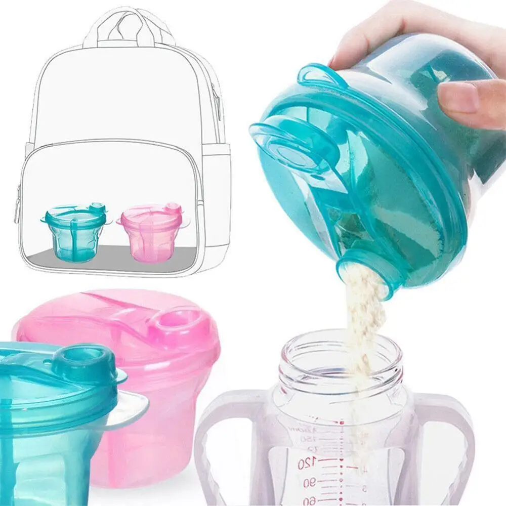 Storage Feeding Box Newborn Baby Milk Powder Formul Dispenser Kids PP Food Container Kids Ecological Tableware Travel Bottles